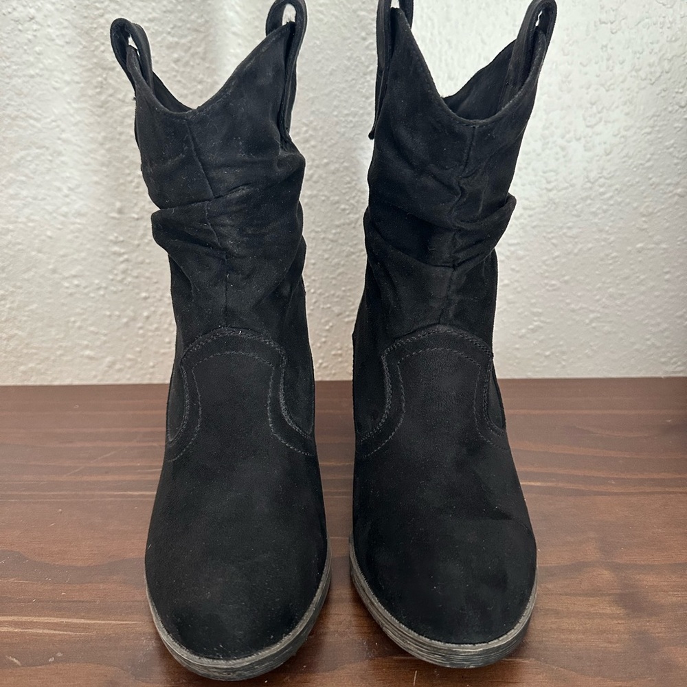Rocket Dog Black Ankle Boots